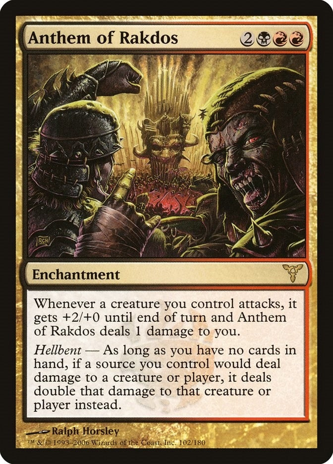 Image for Anthem of Rakdos (102) (DIS) - Magic: The Gathering