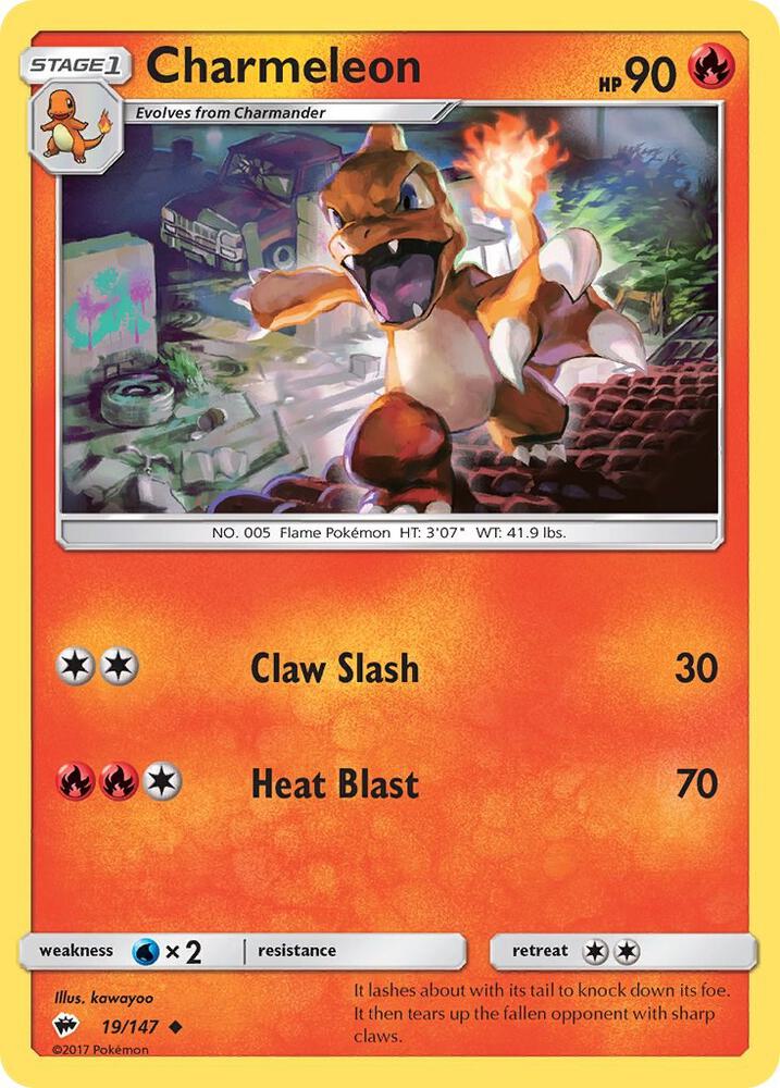 Image for Charmeleon (19/147) (SM03) - Pokemon
