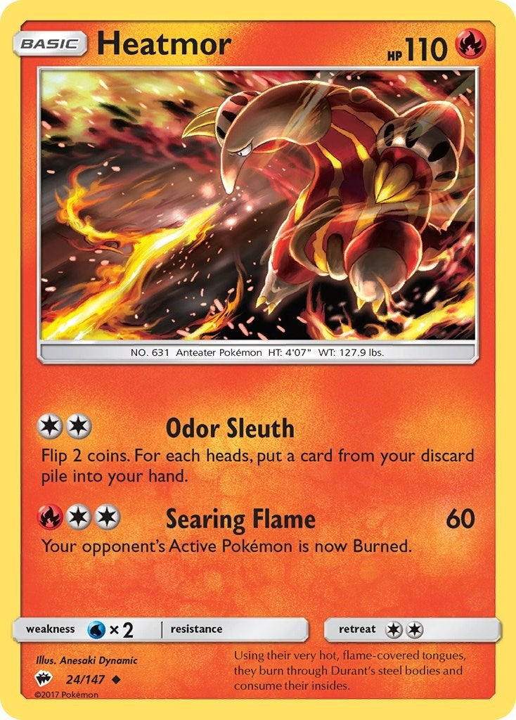 Image for Heatmor (24/147) (SM03) - Pokemon