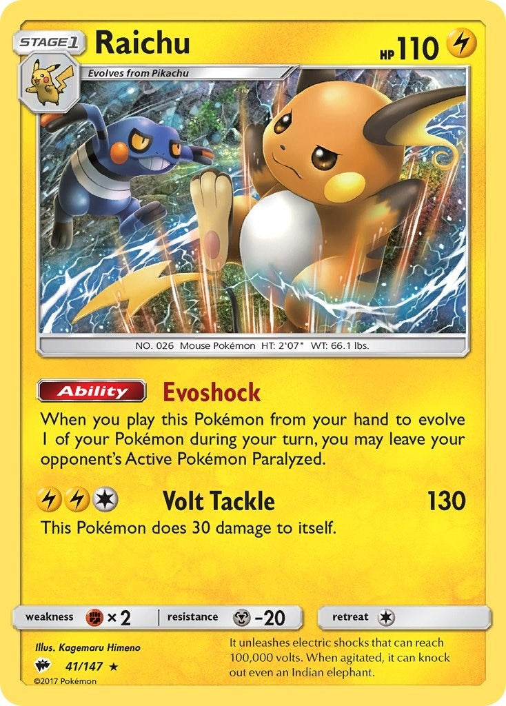 Image for Raichu (41/147) (SM03) - Pokemon