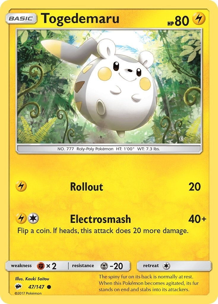 Image for Togedemaru (47/147) (SM03) - Pokemon