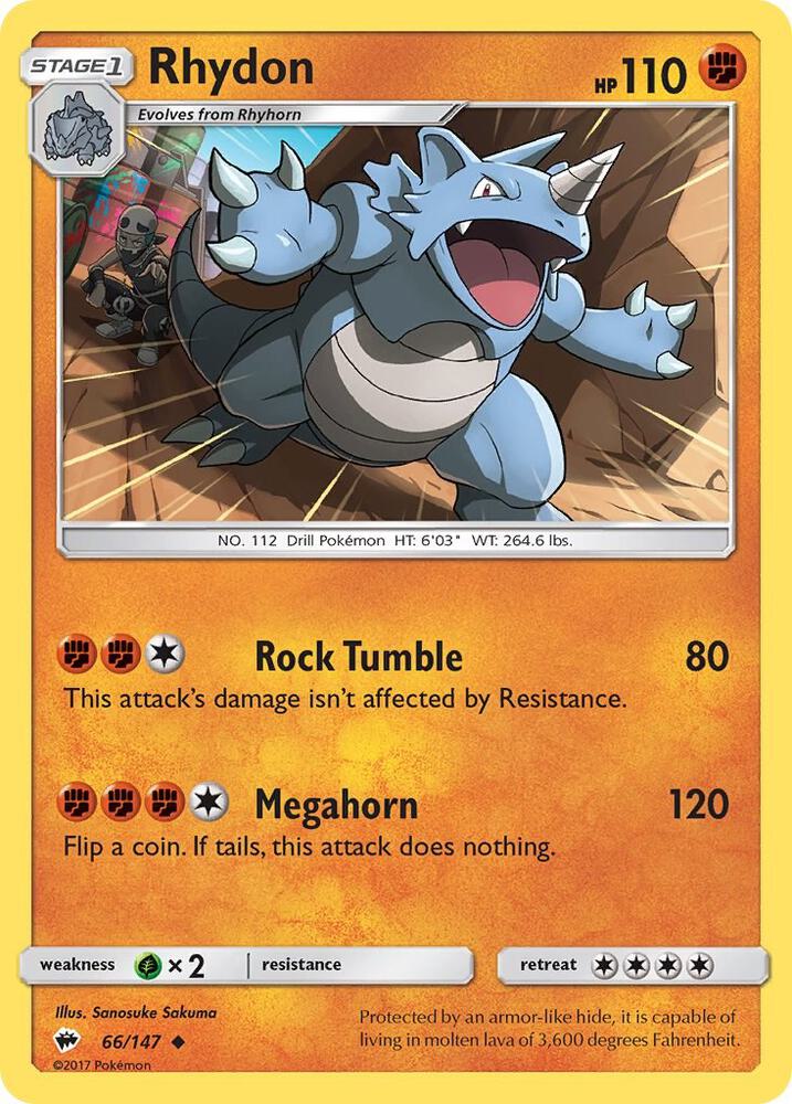 Rhydon (66/147) (SM03)