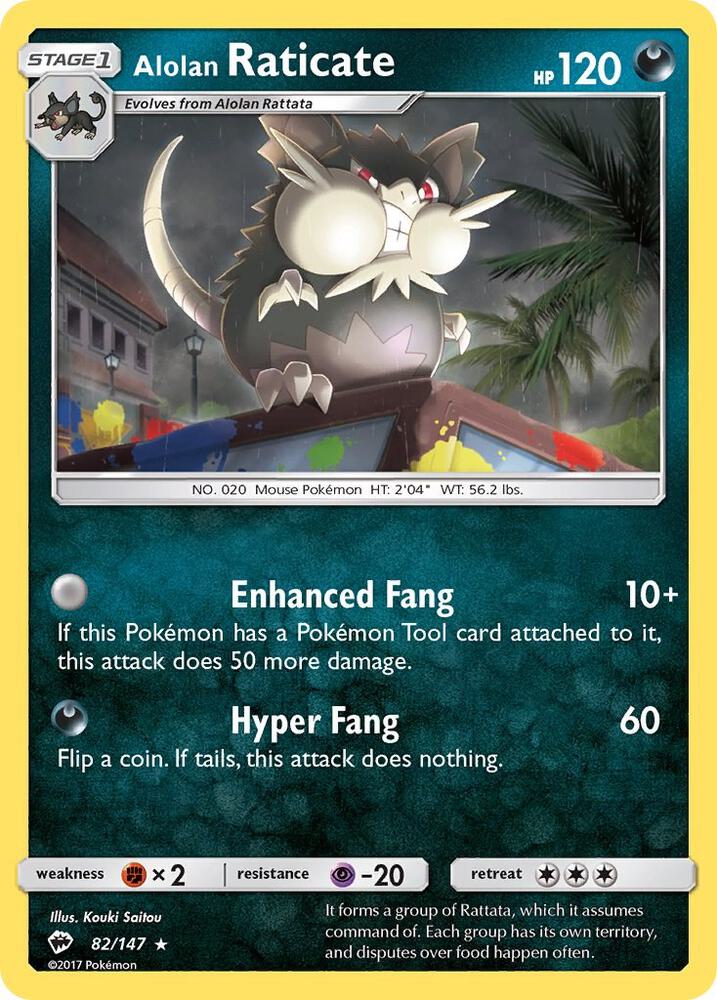 Alolan Raticate (82/147) (SM03)