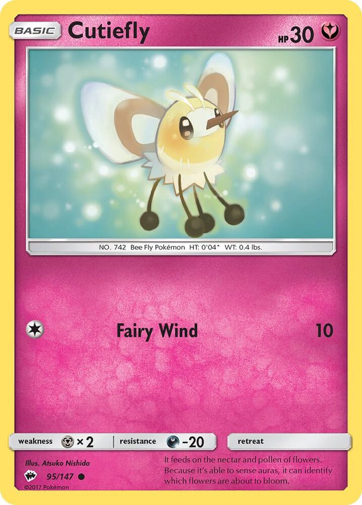 Image for Cutiefly (95/147) (SM03) - Pokemon