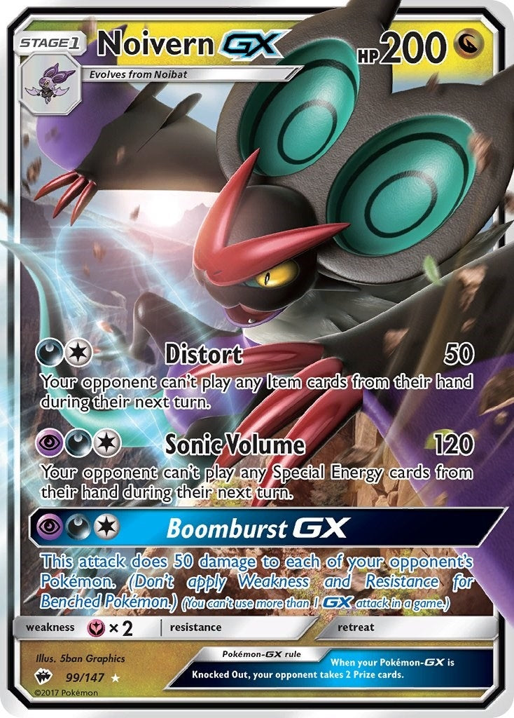 Image for Noivern GX (99/147) (SM03) - Pokemon