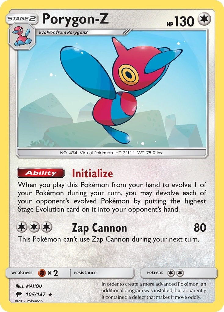 Image for Porygon-Z (105/147) (SM03) - Pokemon