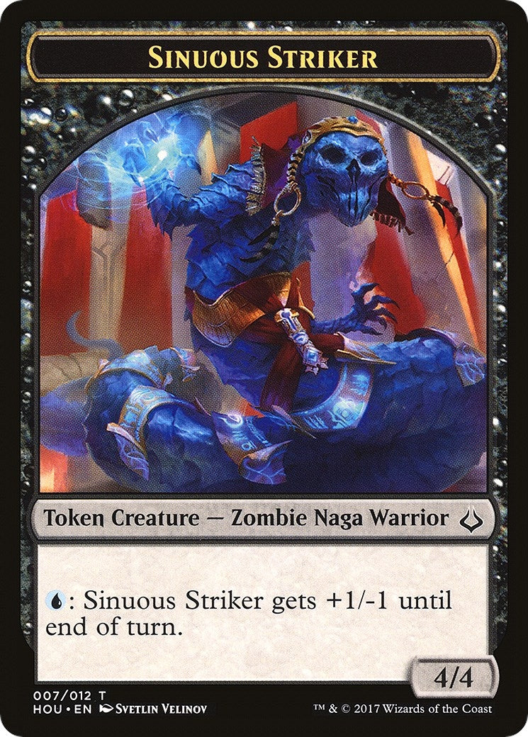 Image for Sinuous Striker // Zombie Double-Sided Token (7 // 20) (HOU) - Magic: The Gathering