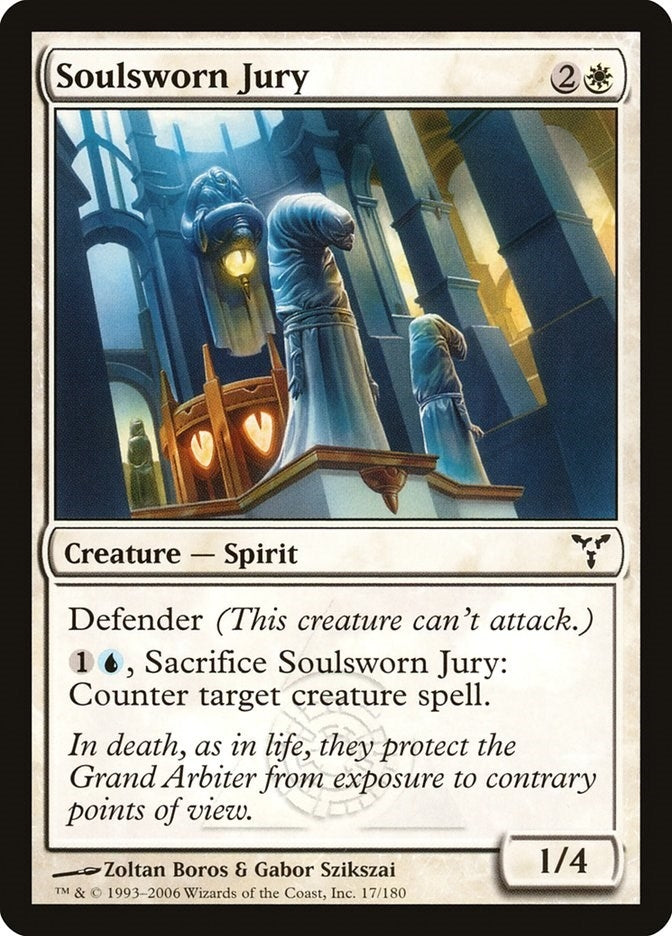 Image for Soulsworn Jury (17) (DIS) - Magic: The Gathering