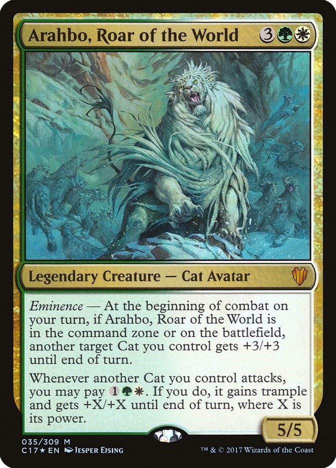 Image for Arahbo, Roar of the World (35) (C17) - Magic: The Gathering