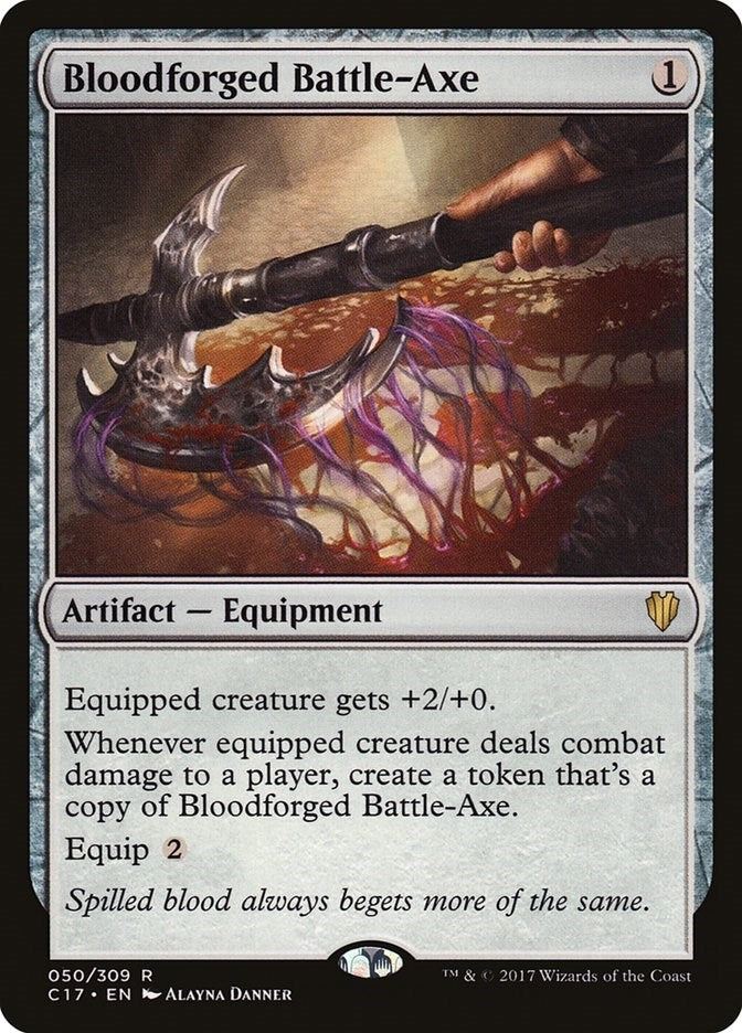 Image for Bloodforged Battle-Axe (50) - Magic: The Gathering