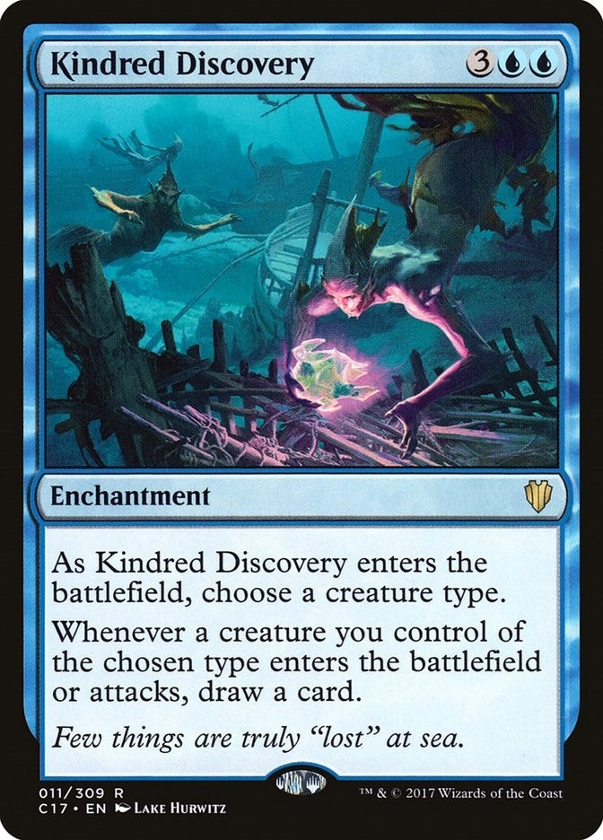 Image for Kindred Discovery (11) (C17) - Magic: The Gathering