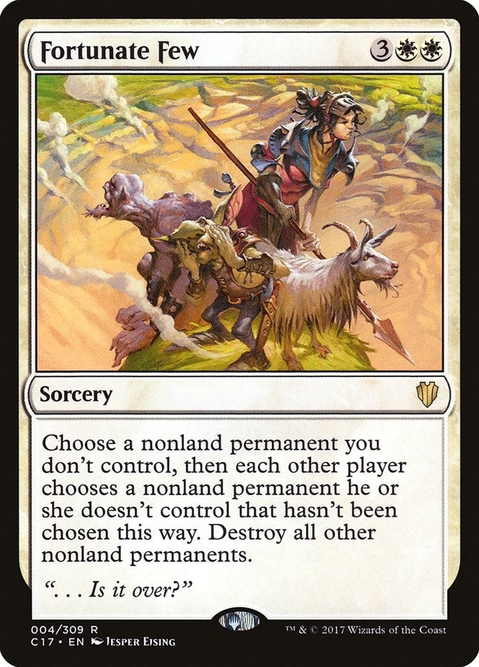 Image for Fortunate Few (4) (C17) - Magic: The Gathering