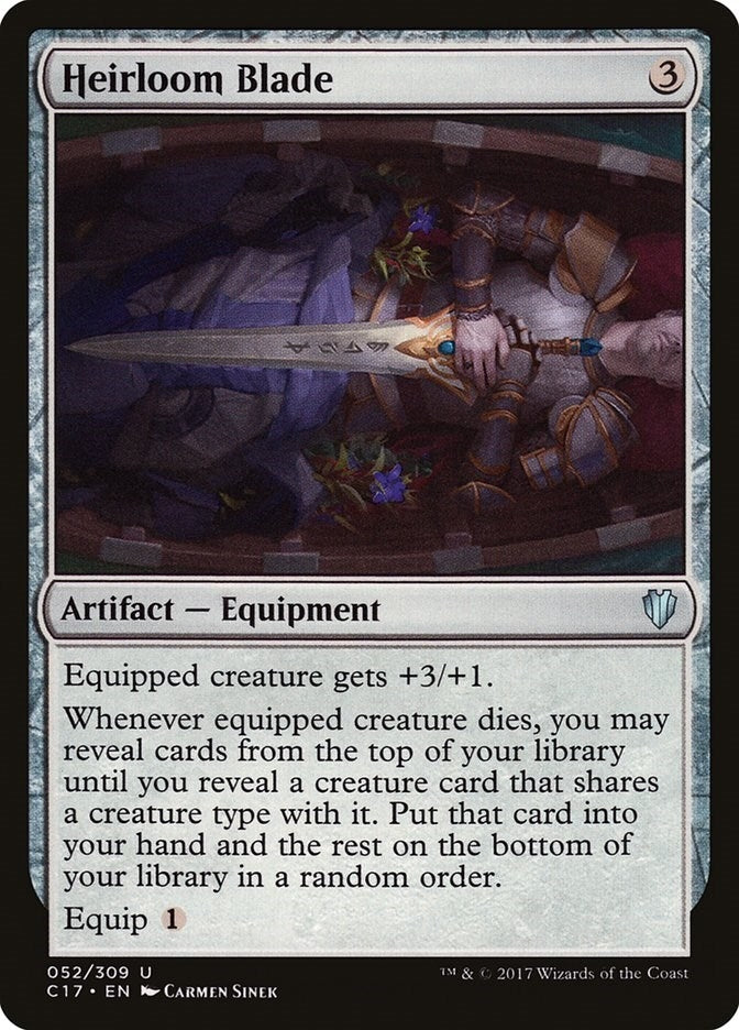 Image for Heirloom Blade (52) - Magic: The Gathering