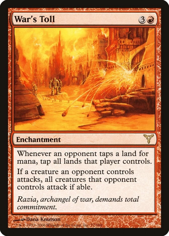 Image for War's Toll (77) (DIS) - Magic: The Gathering