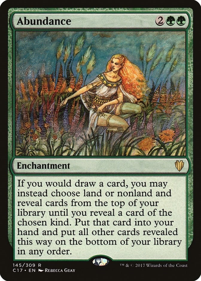 Image for Abundance (145) (C17) - Magic: The Gathering