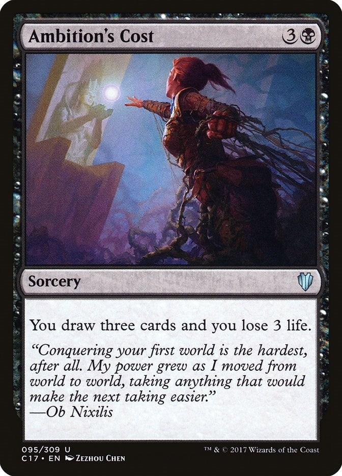 Image for Ambition's Cost (95) (C17) - Magic: The Gathering