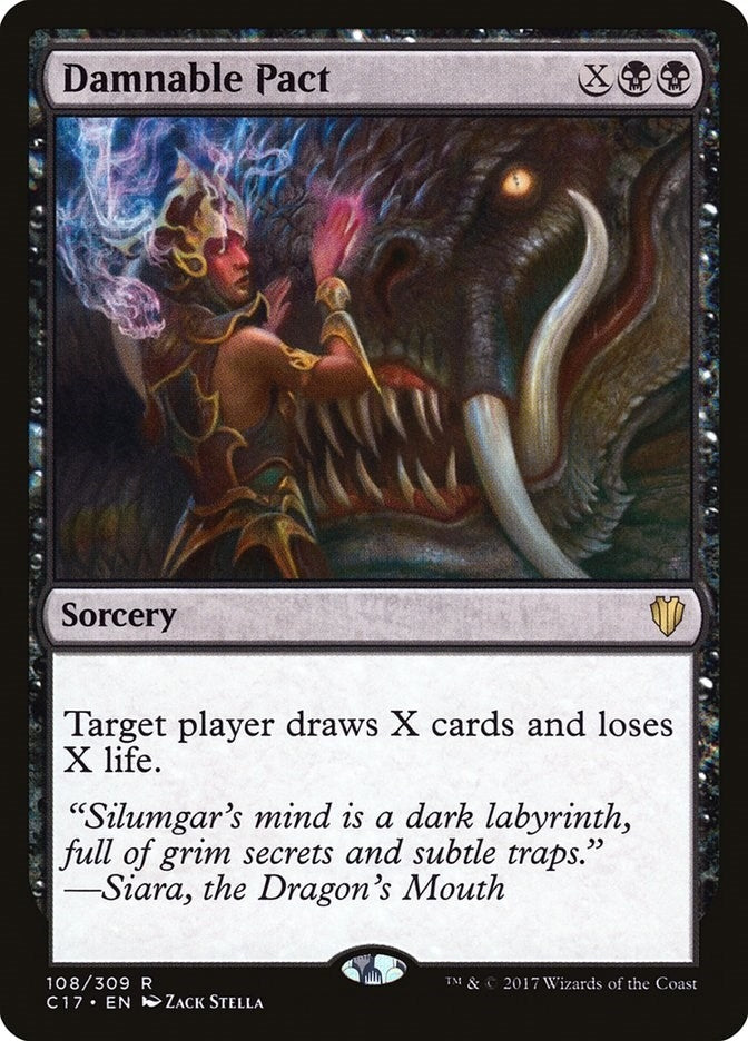 Image for Damnable Pact (108) - Magic: The Gathering
