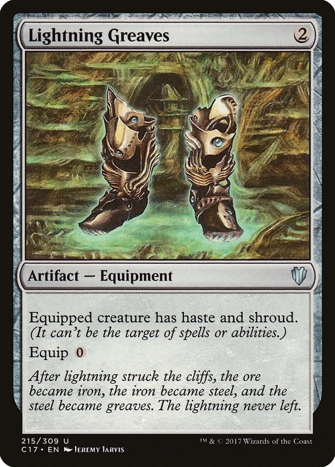 Image for Lightning Greaves (215) - Magic: The Gathering