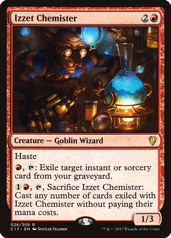 Image for Izzet Chemister (26) (C17) - Magic: The Gathering