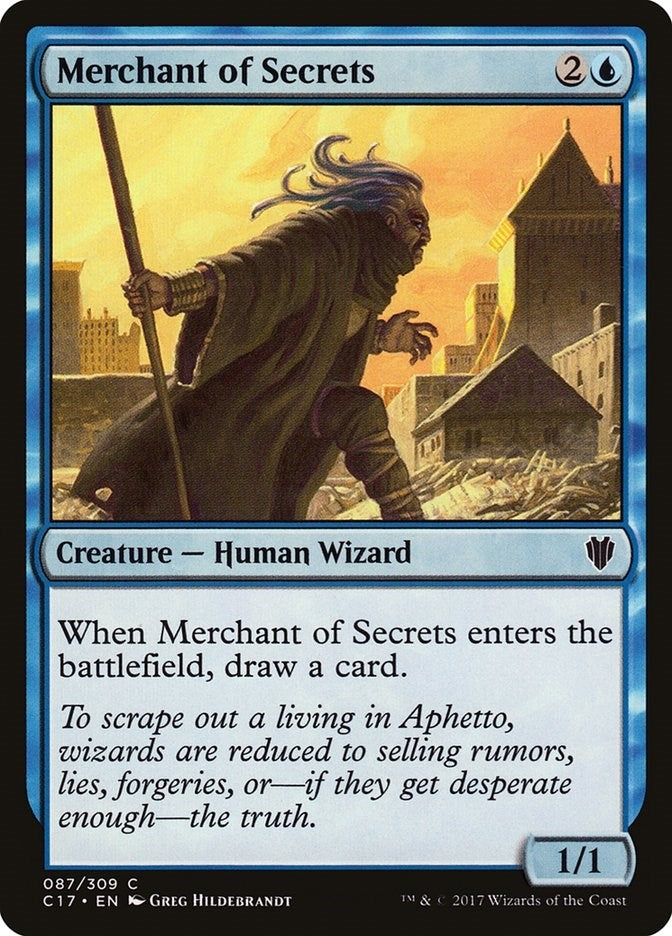 Image for Merchant of Secrets (87) (C17) - Magic: The Gathering