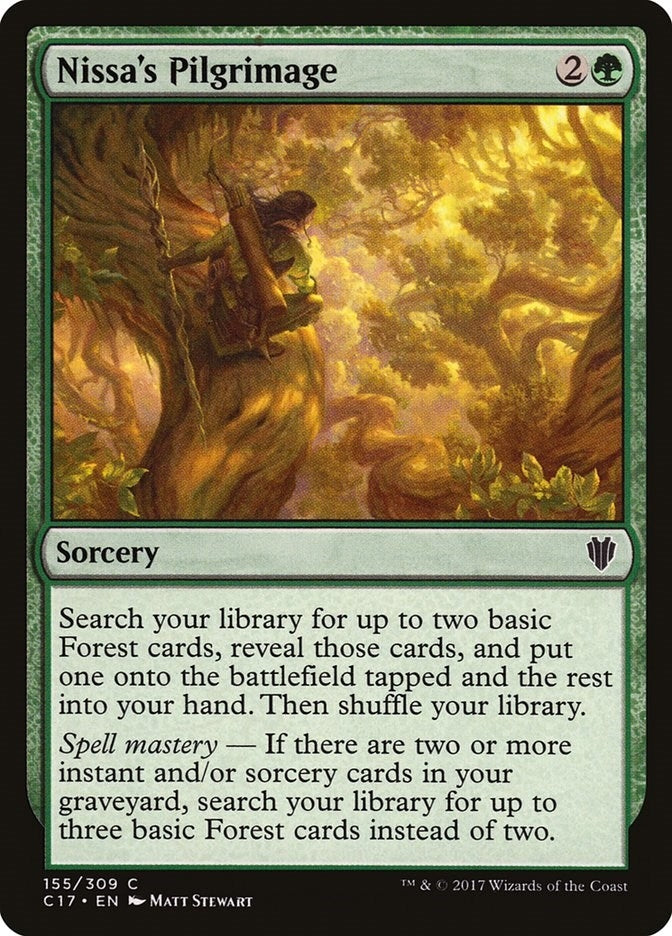 Image for Nissa's Pilgrimage (155) (C17) - Magic: The Gathering