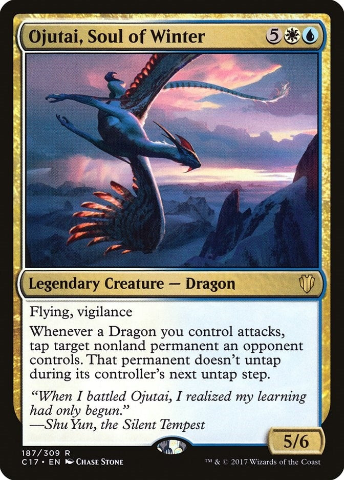 Image for Ojutai, Soul of Winter (187) (C17) - Magic: The Gathering