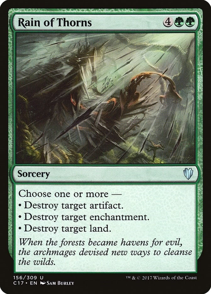 Image for Rain of Thorns (156) - Magic: The Gathering