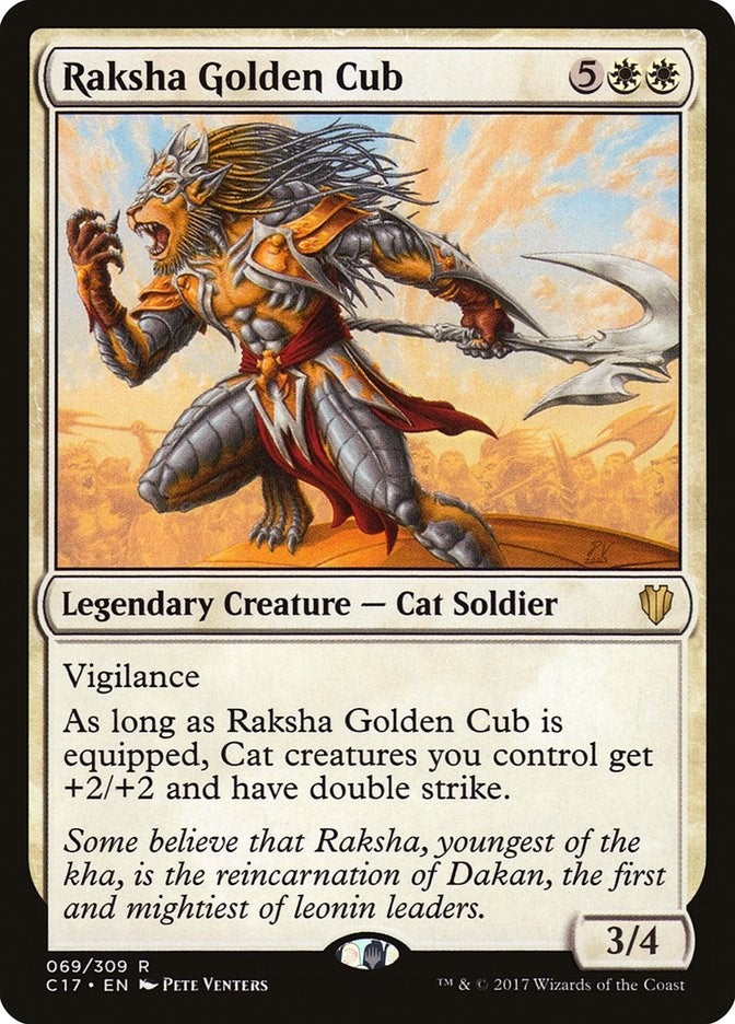 Image for Raksha Golden Cub (69) - Magic: The Gathering