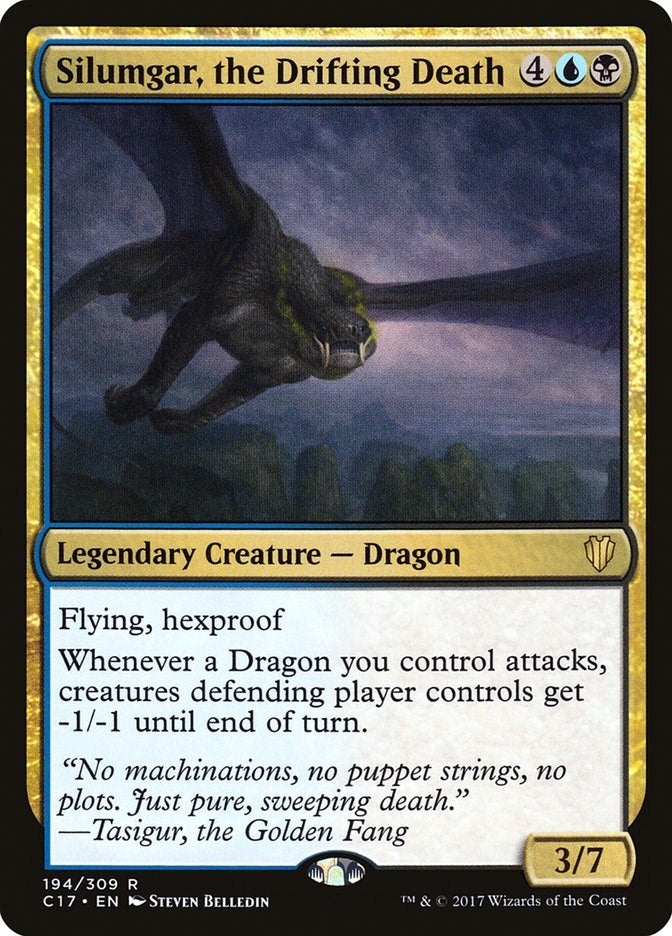 Image for Silumgar, the Drifting Death (194) (C17) - Magic: The Gathering
