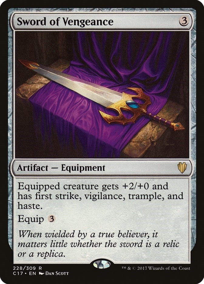 Image for Sword of Vengeance (228) (C17) - Magic: The Gathering