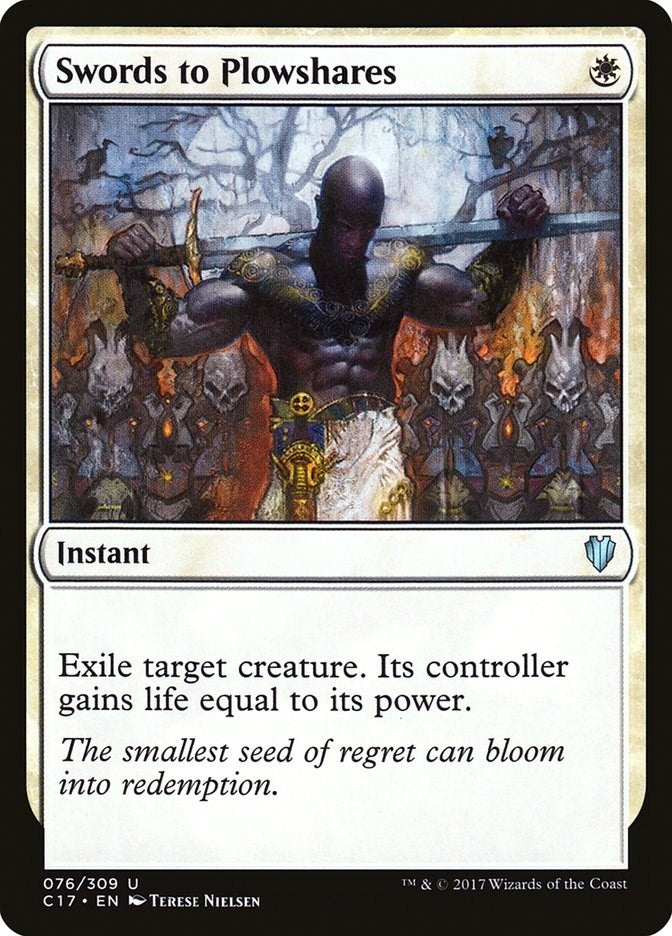 Image for Swords to Plowshares (76) (C17) - Magic: The Gathering