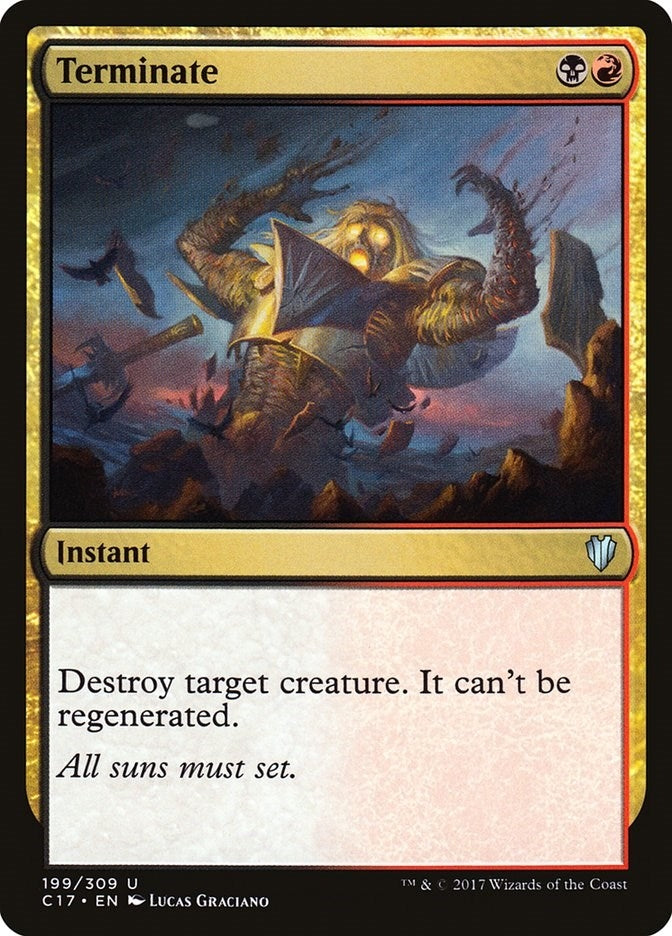 Image for Terminate (199) - Magic: The Gathering