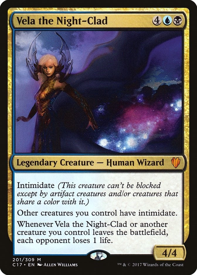 Image for Vela the Night-Clad (201) (C17) - Magic: The Gathering