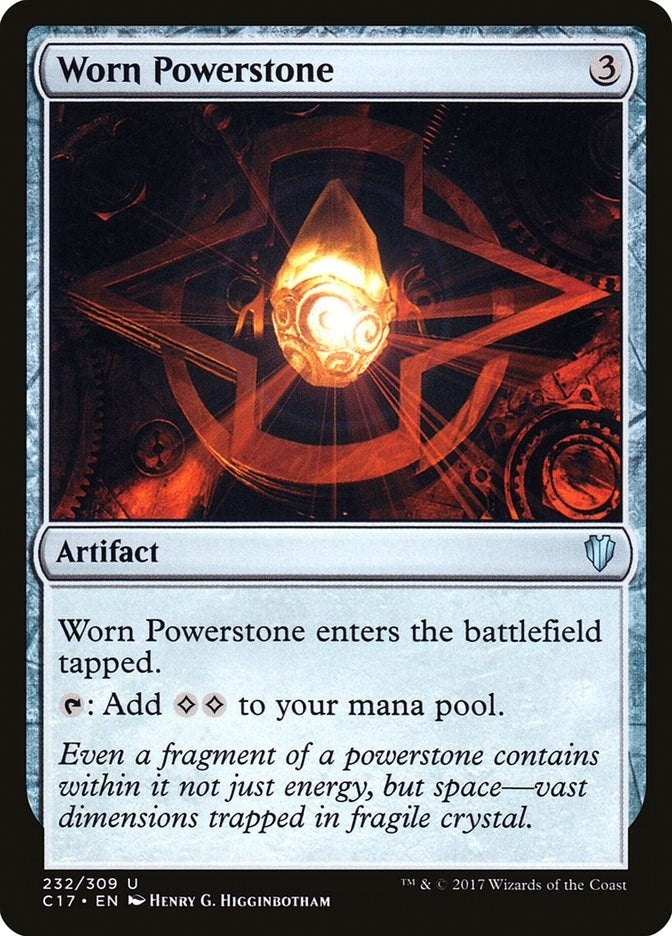 Image for Worn Powerstone (232) (C17) - Magic: The Gathering