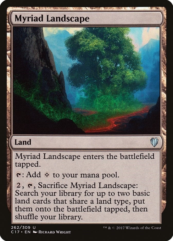 Image for Myriad Landscape (262) (C17) - Magic: The Gathering