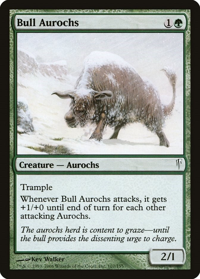 Image for Bull Aurochs (107) - Magic: The Gathering