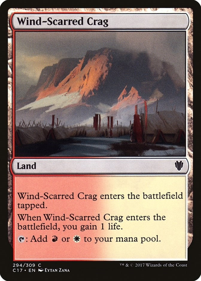 Image for Wind-Scarred Crag (294) (C17) - Magic: The Gathering