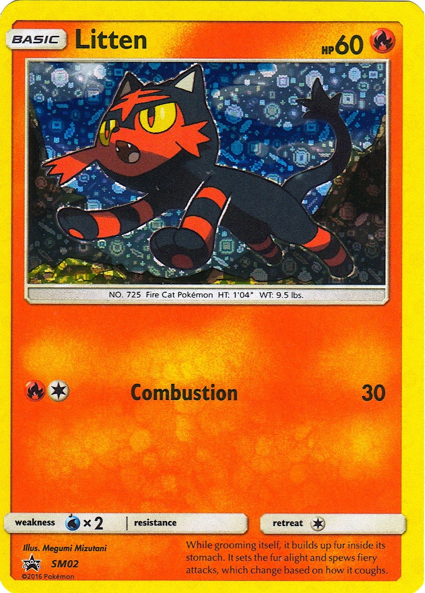 Image for Litten - SM02 (General Mills Promo) (SM02) (MCAP) - Pokemon
