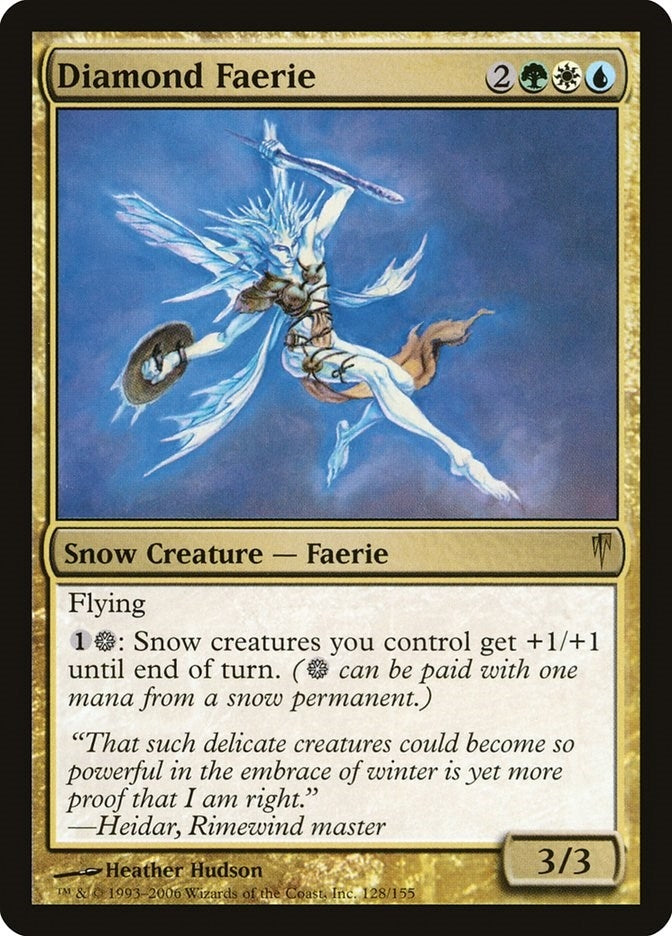 Image for Diamond Faerie (128) - Magic: The Gathering