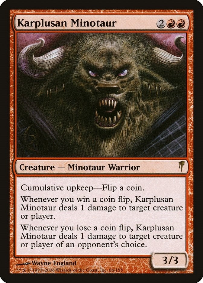 Image for Karplusan Minotaur (86) - Magic: The Gathering