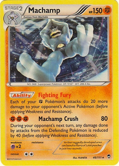 Image for Machamp - 46/111 (Cosmos Holo) (046/111) (BLE) - Pokemon