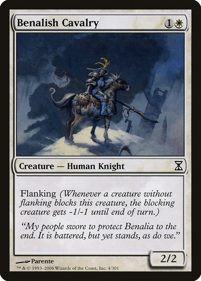 Image for Benalish Cavalry (4) (TSP) - Magic: The Gathering