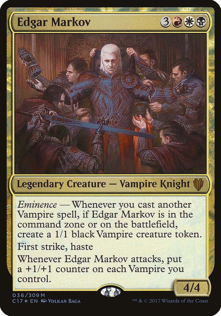 Image for Edgar Markov (Commander 2017) (36) (OVER) - Magic: The Gathering