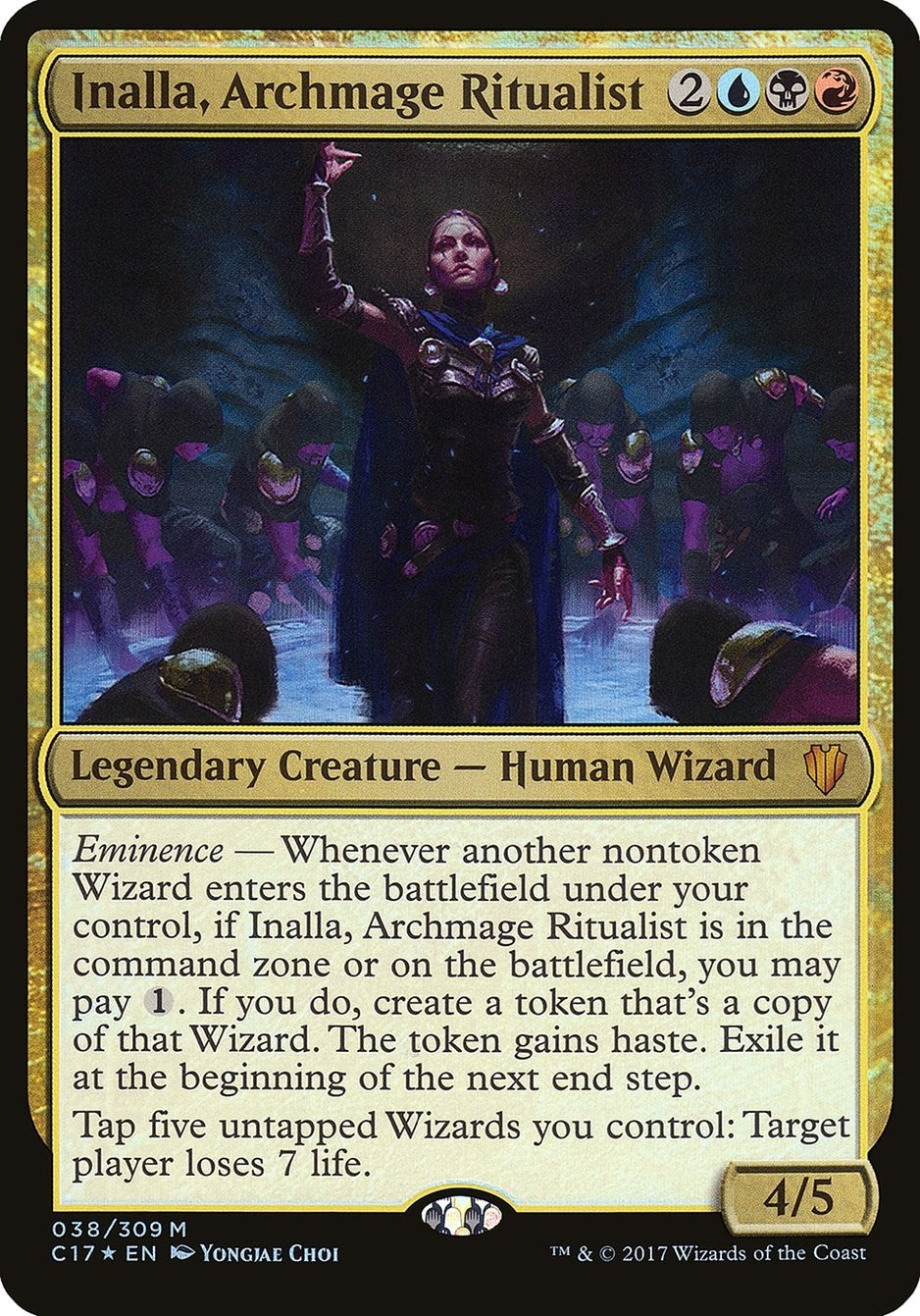 Image for Inalla, Archmage Ritualist (Commander 2017) (38) - Magic: The Gathering