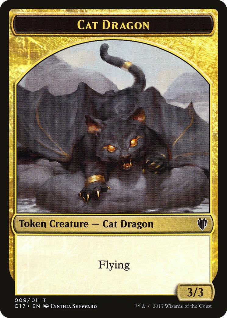 Image for Cat Dragon // Dragon (006) Double-Sided Token (9 // 6) - Magic: The Gathering
