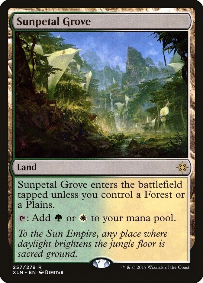 Image for Sunpetal Grove (257) (XLN) - Magic: The Gathering