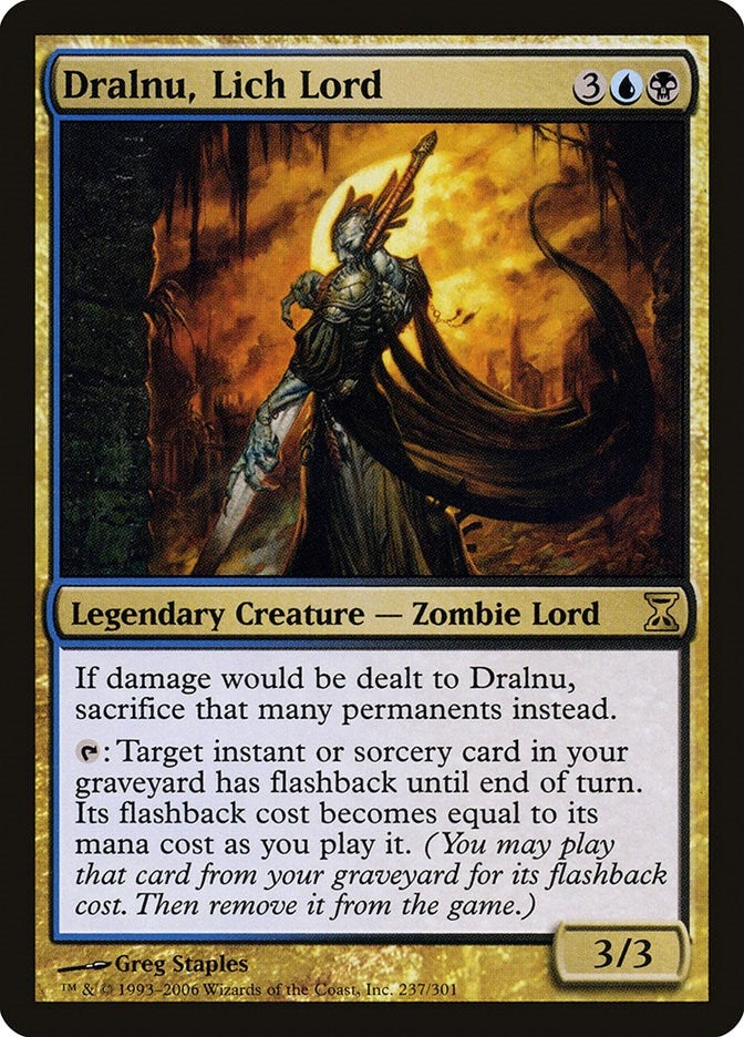 Image for Dralnu, Lich Lord (237) - Magic: The Gathering