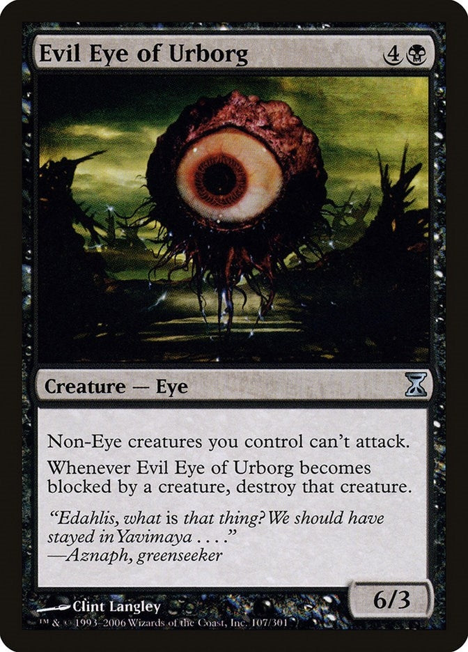 Image for Evil Eye of Urborg (107) - Magic: The Gathering