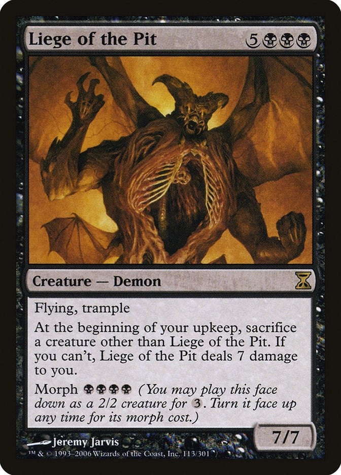 Image for Liege of the Pit (113) (TSP) - Magic: The Gathering