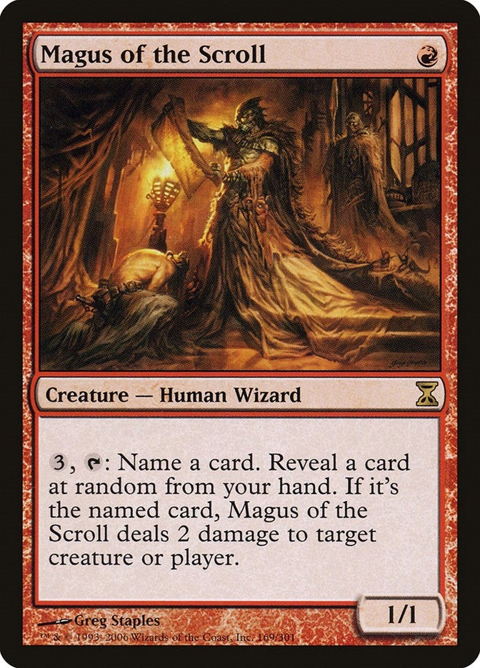Image for Magus of the Scroll (169) (TSP) - Magic: The Gathering